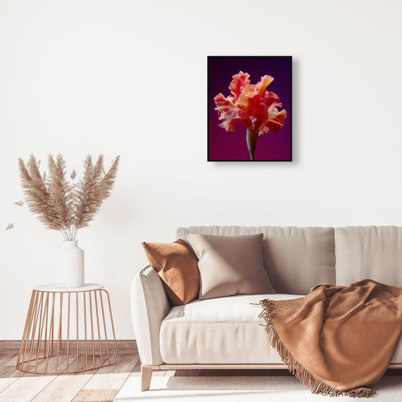 Taffeta Twilight I Print by Oliver Gal, 25"H x 31"W, Black Floater Frame