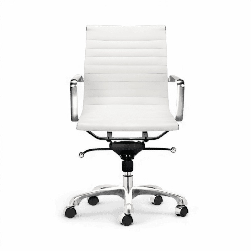 Chaise de bureau Ludlow - blanc