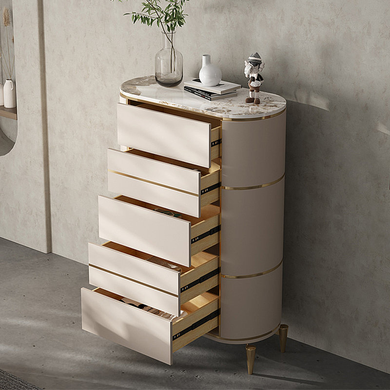 Modern light luxury entrance storage cabinet