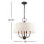 Luminaire suspendu tambour à 4 lumières Desra-37578900
