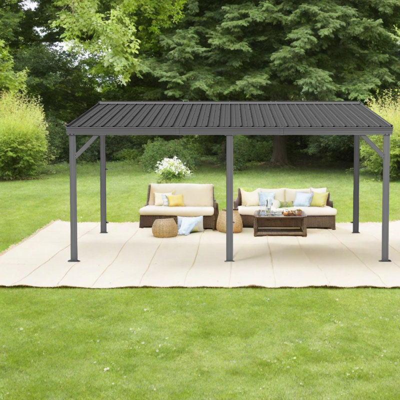 Durable Steel Canopies & Gazebos(must Include Frame), Modern Patio Shade