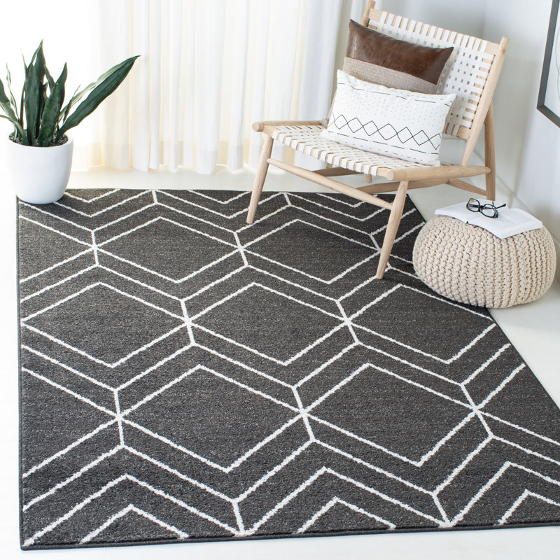 Garces Performance Geometric Rug, Rectangle 9' x 12'