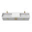 Meuble-lavabo double 84 po avec plateau Amazon-92646586-92646585-92646592