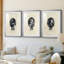 Royal Portraits I - Impression personnalisée de qualité supérieure avec passe-partout - 3 pièces-1118101605-1118101604