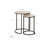 Avalon Stone Top Nesting Tables