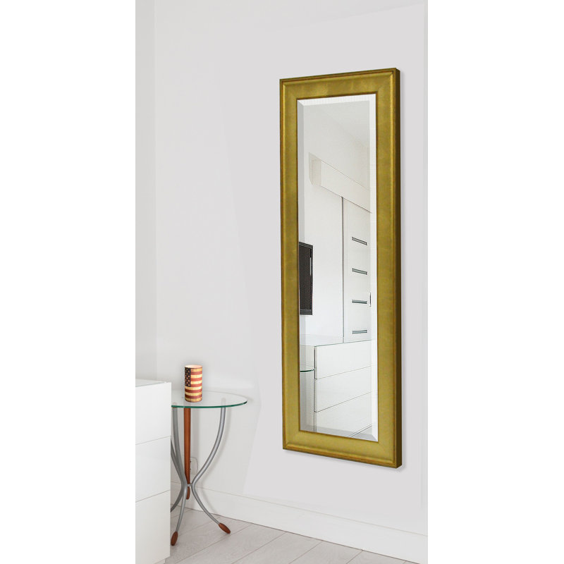 Ayden Solid Wood Flat Wall Mirror, 58" H x 19" W
