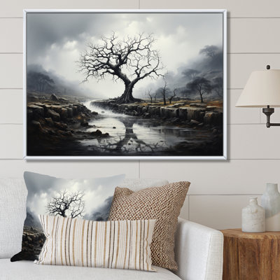 " Grey Tree Monochrome Mystique "
