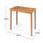 Outdoor Minimalist Acacia Wood Bar Table-942718674