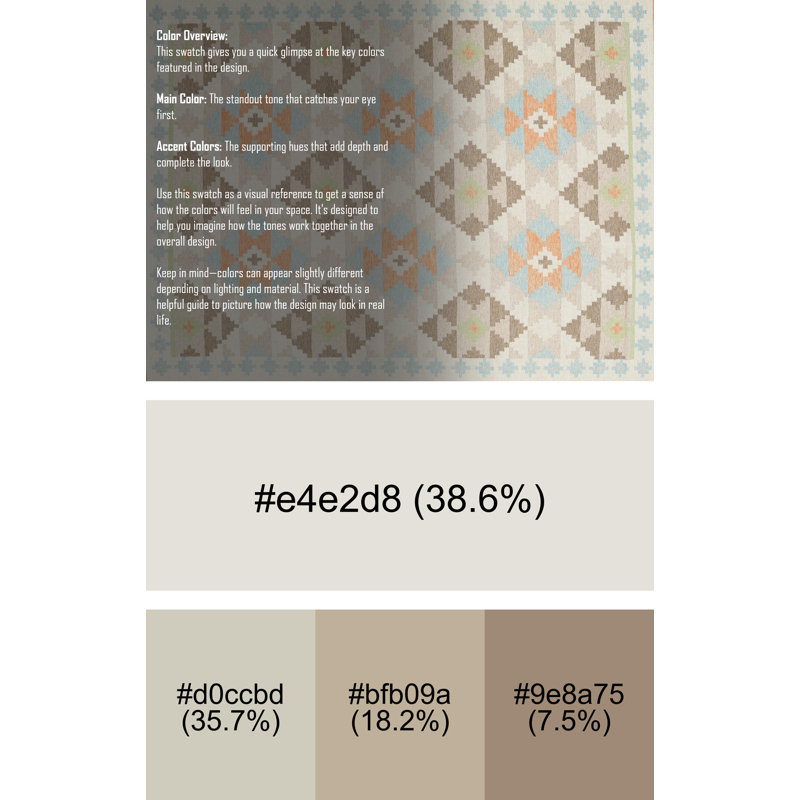 Tapis contemporain gris / olive, Rectangle 5 pi x 7 pi