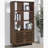 3-Shelf Bookcase With Slatted Doors