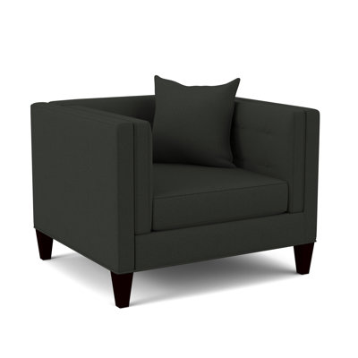 Fauteuil en polyester touffeté l 43 po Banelly