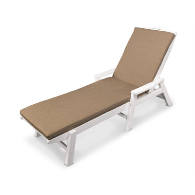 Nautical Chaise with Arms and Ateeva Cushion