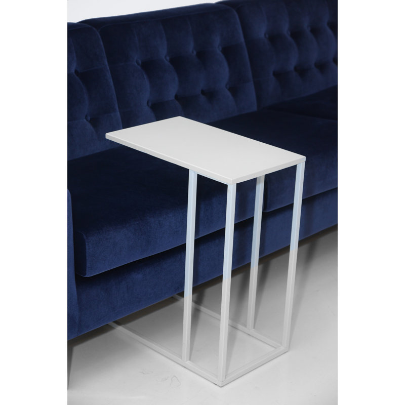 Tanu End Table, Antique Zinc, 23.6" H x 16.5" W x 10" D