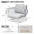 94.5'' Aluminum Outdoor Patio Sectional (Set of 4)-1793856844