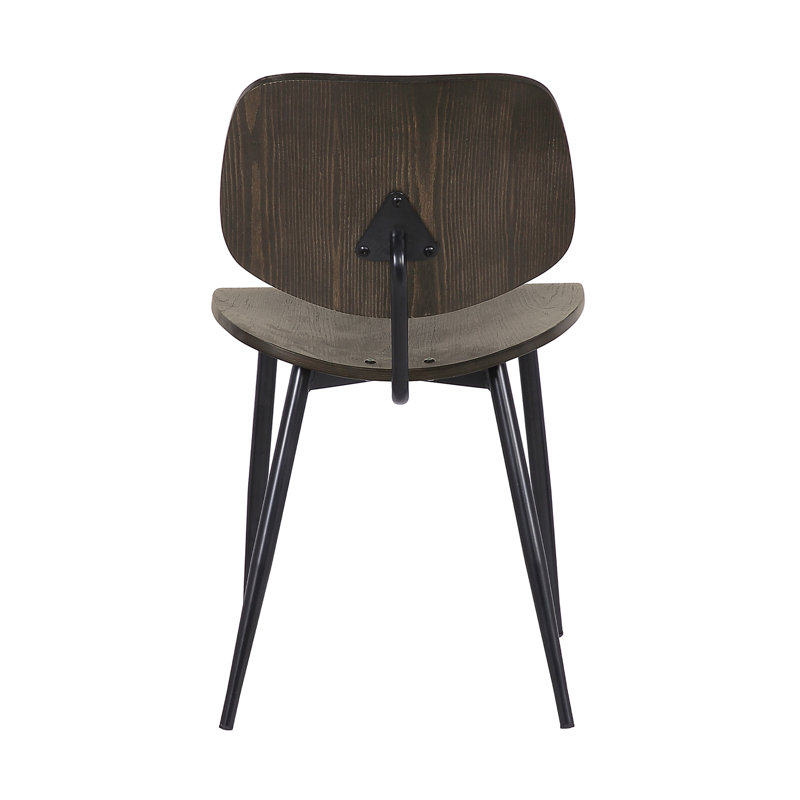 Chaise d'appoint en métal brun