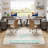 53" L Shaped Home Office Desk, Reversible Corner Computer Desk With 3 File Drawers And 2 Storage Shelves-1637002574