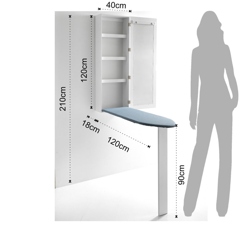 Wood Built-In Ironing Centre