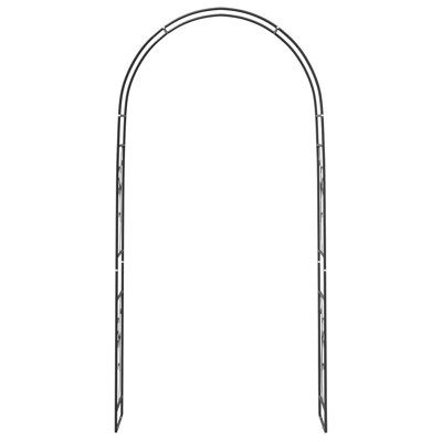 115cm W x 37cm D Steel Arbour