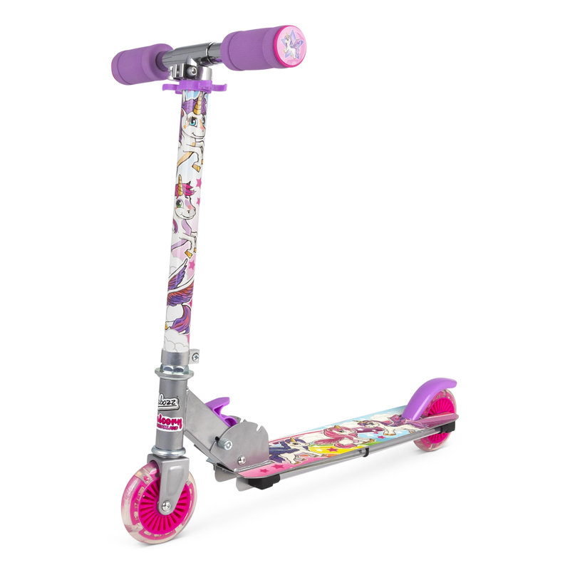 Scooter clignotant: licorne