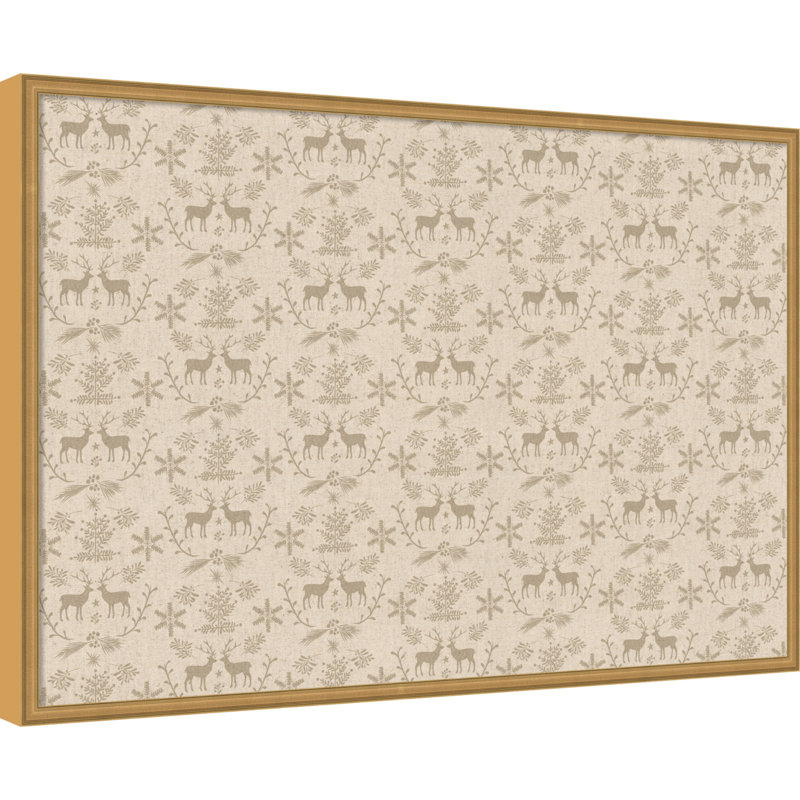 Rangement mural encadré en tissu, 25" H x 37" W