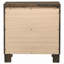 Table de chevet, table de chevet 2 tiroirs rustique