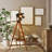 Modern Industrial Metal Wooden Nautical Cinema Tripod Floor Lamp- Retro Adjustable Rustic Reading Adjustable Desk Table Lamp For Living Room