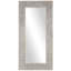 Cole And Grey Teak Wood Mosaic Multi Coloured Room Floor Mirror With Brown Inner Frame