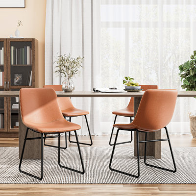 Ipke Faux Leather Upholstered Dining Chair