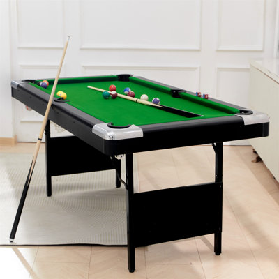 Table de billard 6 pi, table de jeu 6 pi, billard, table de billard, table de billard pour enfants, table de billard pour enfants, table de jeu familiale, table de billard, jeu intérieur, table de billard utilisée à la maison, jeu de balle, jeu familia