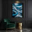 «Abstract Landscape 23», art mural sur toile bleue-1856680277