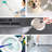 10" Rain Shower Head And Handheld - Corrosion Wear Brushed Nickel Finish System With Complementary Decor High