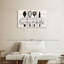 Ensemble de 3 outils de cuisine sur toile Happiness Is Hommade-302598400
