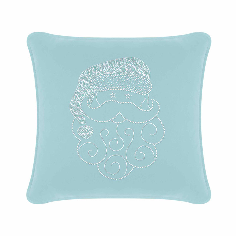 Coussin Sparkles Home Conception de Noël des Fêtes | Insertion de plumes | Lavable à la machine, Carré 16 po