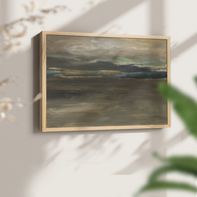 Muted Lake View I -Framed Print - Restickable
