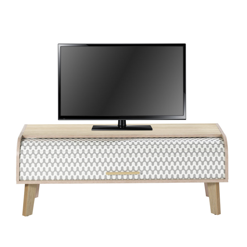 Caruso TV Stand for TVs up to 50", Oak/Oak/Wave