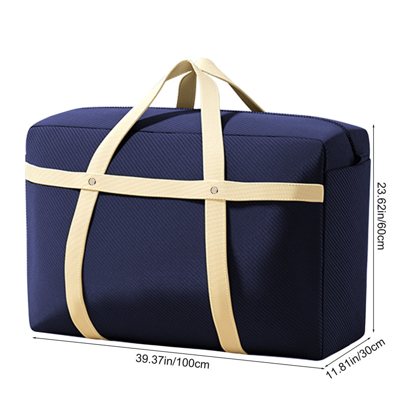 Large Moving Bags with Strong Handles & Zippers, Alternative to Moving Bins, Packing Moving Boxes Supplies, College Dorm Room Essentials, Navy