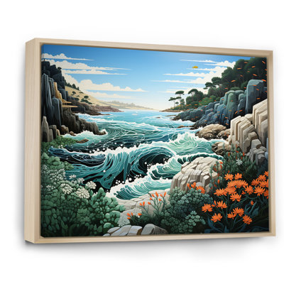 " Wild Beachscape Landscape "