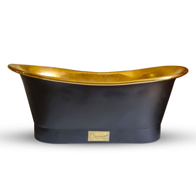 1700mm x 690mm Freestanding Soaking Solid Surface Bathtub with Tap