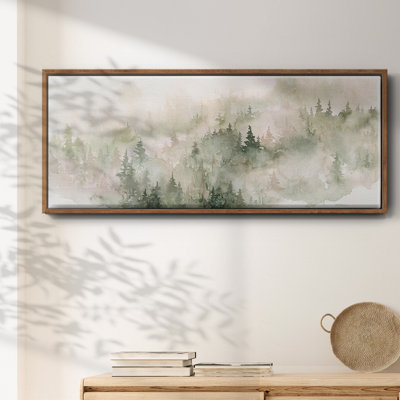Misty Mountain Sides- Framed Canvas