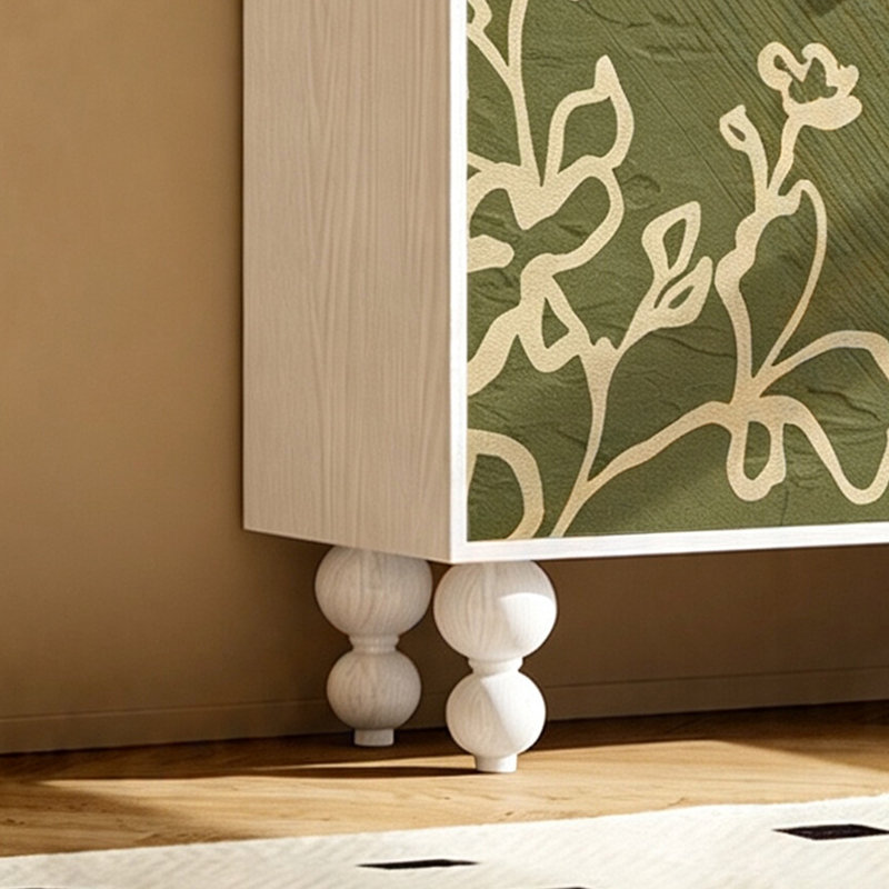 Armoire de rangement pour chaussures French, Vintage White