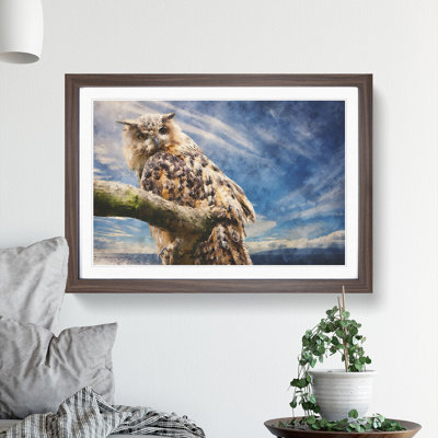 Great Horned Owl Vol.1 - Picture Frame Painting