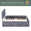 Lit plateforme avec rangement Bodwar-1553327193