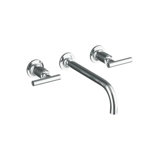 Purist Two-Handle Wall-Mount Bathroom Faucet Trim with 9" Spout and Lever Handles