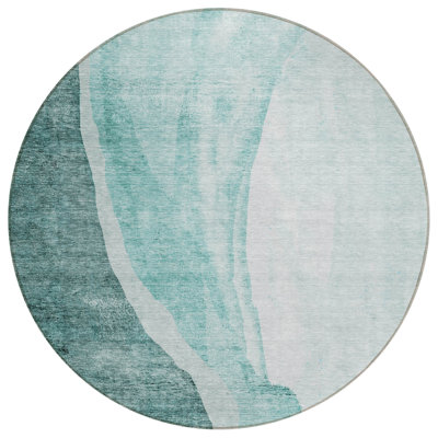 Cherisse Washable Abstract Indoor / Outdoor Rug