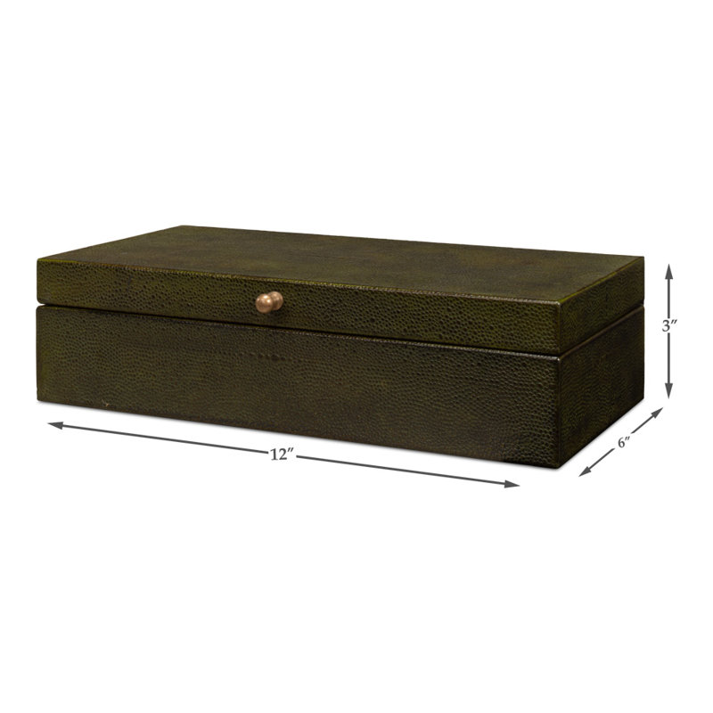Gatsburg Handmade Decorative Box, Green