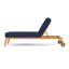 Alpine Outdoor Teak Chaise Lounge-1700104296