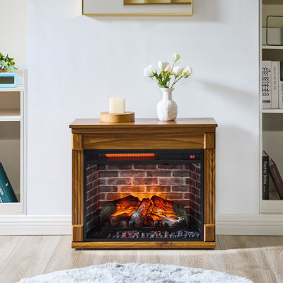 TV media entertainment centre With electric fireplace