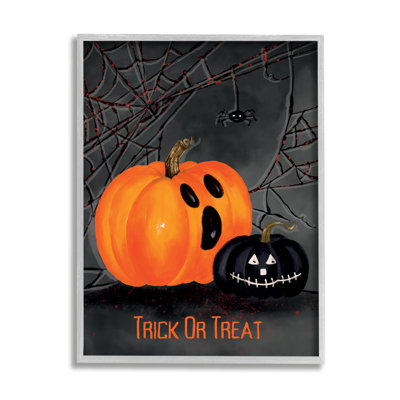 Impression Jack-O-Lantern sur bois par Amy Hall
