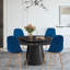 Chaise d'appoint en velours Fuzail-536355959