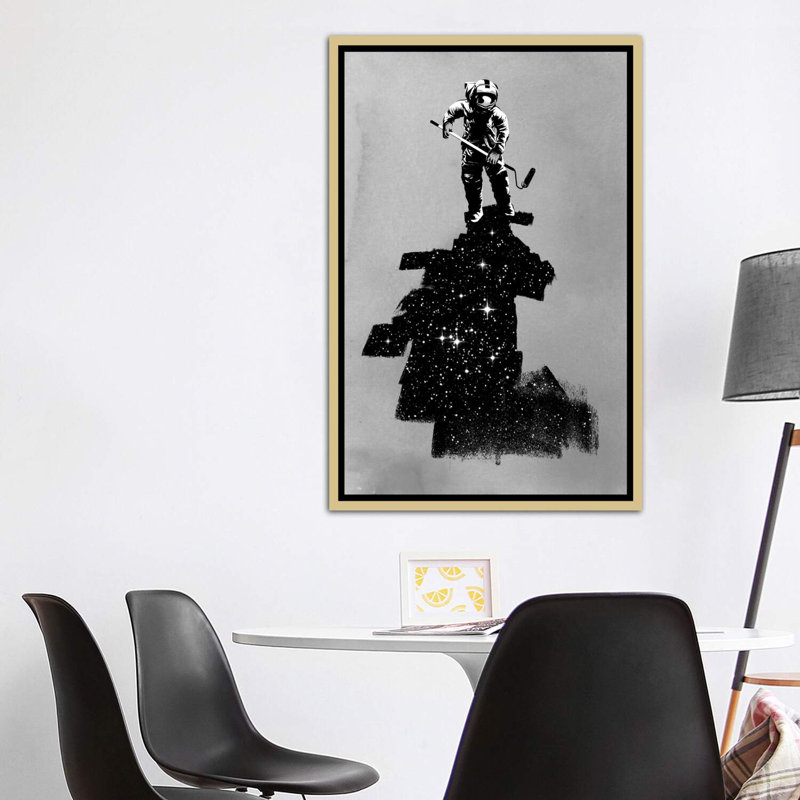 «Négatif d'espace» par Rob Dobi - reproduction de photo, Encadrement doré, H 40 po x l 60 po x 1,5 po